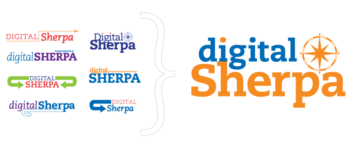 Digital Sherpa- logo design