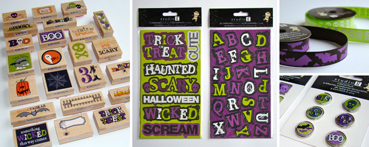 Halloween scrapbook itmes